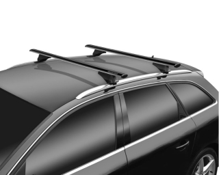 Příčníky Menabo Audi Q8 2019-2024 integrované podélníky, černé tyče