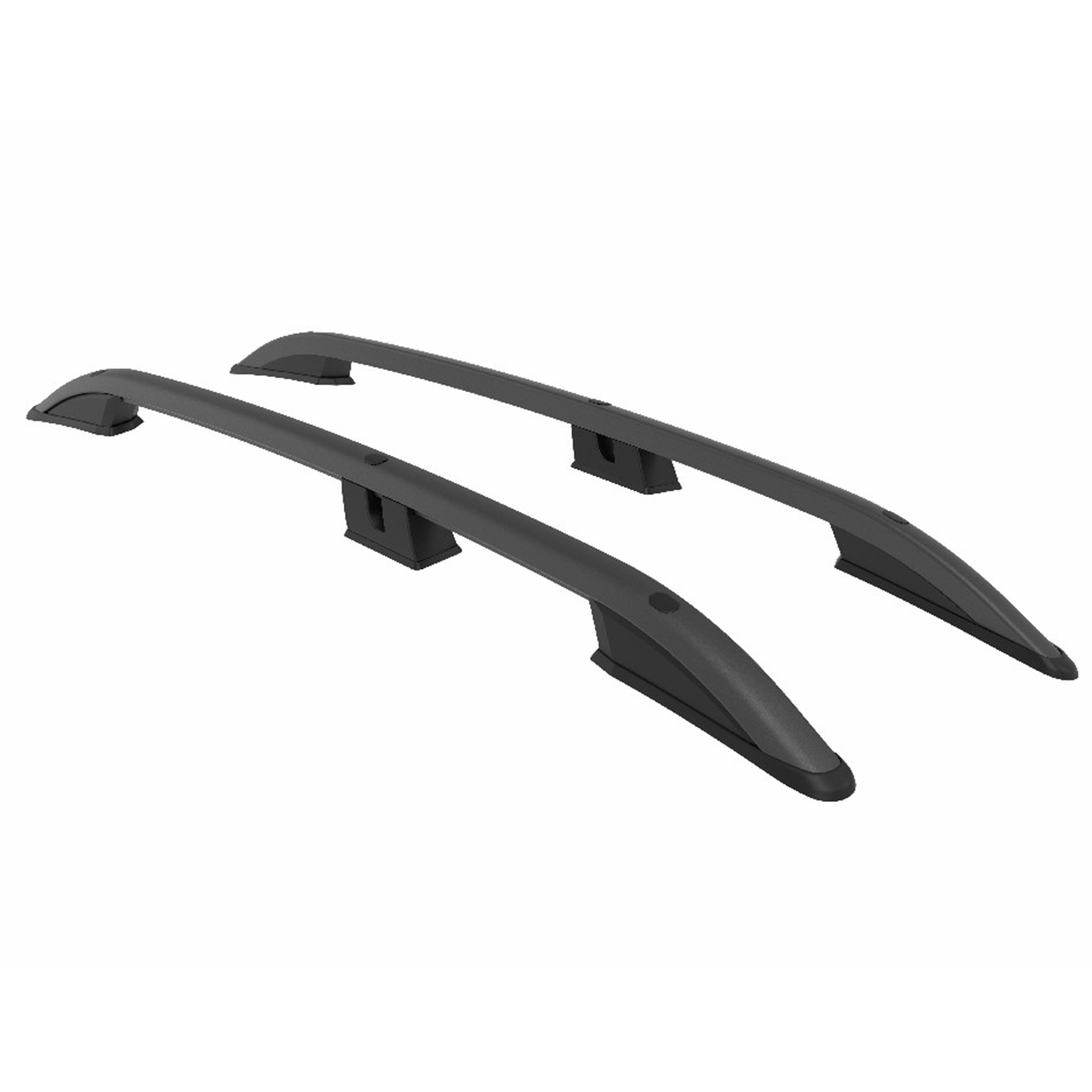 Turtle Crown podélníky na Volkswagen Multivan T6 long 2015-2022 fixní body, černé