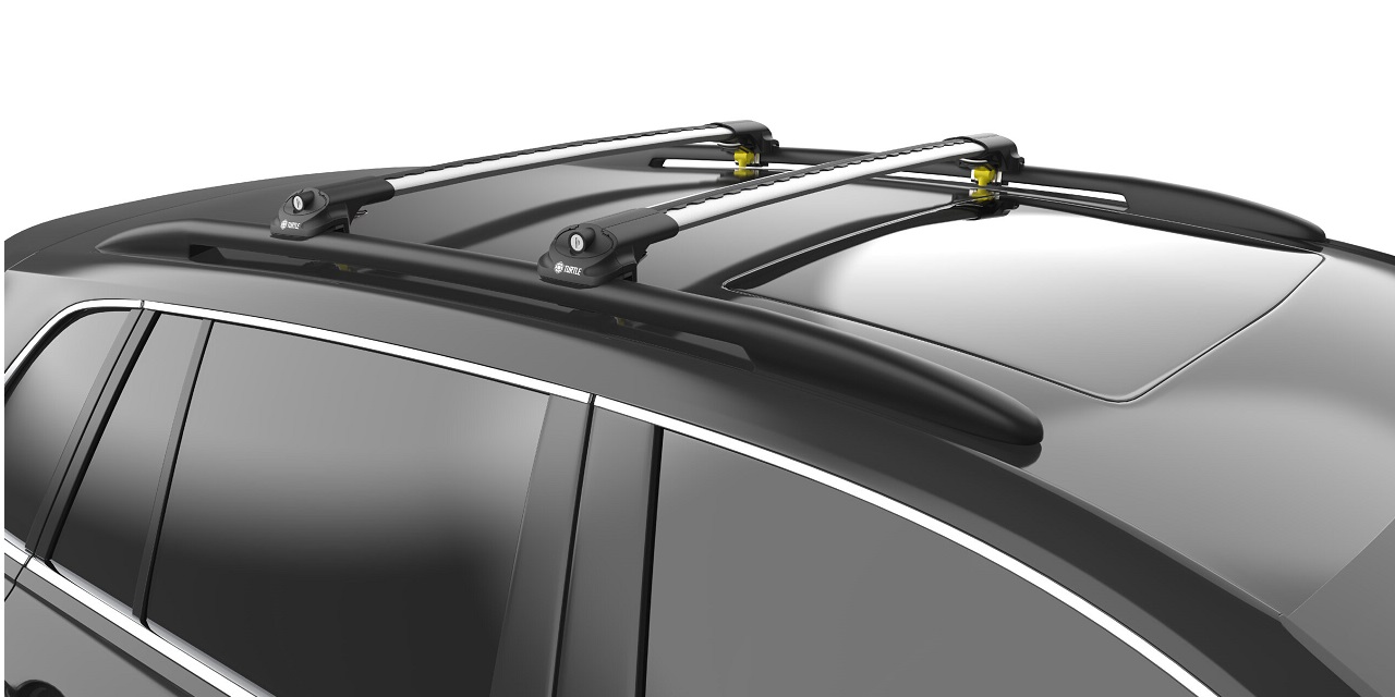 Střešní nosič příčníky Jeep Renegade 2015-2024, stříbrné tyče