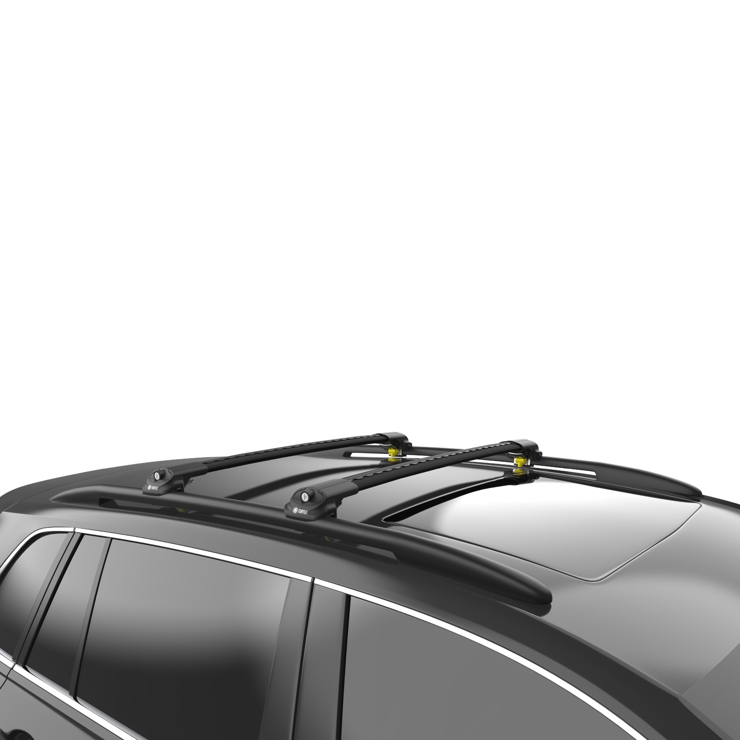 Střešní nosič příčníky Jeep Renegade 2015-2024, černé tyče