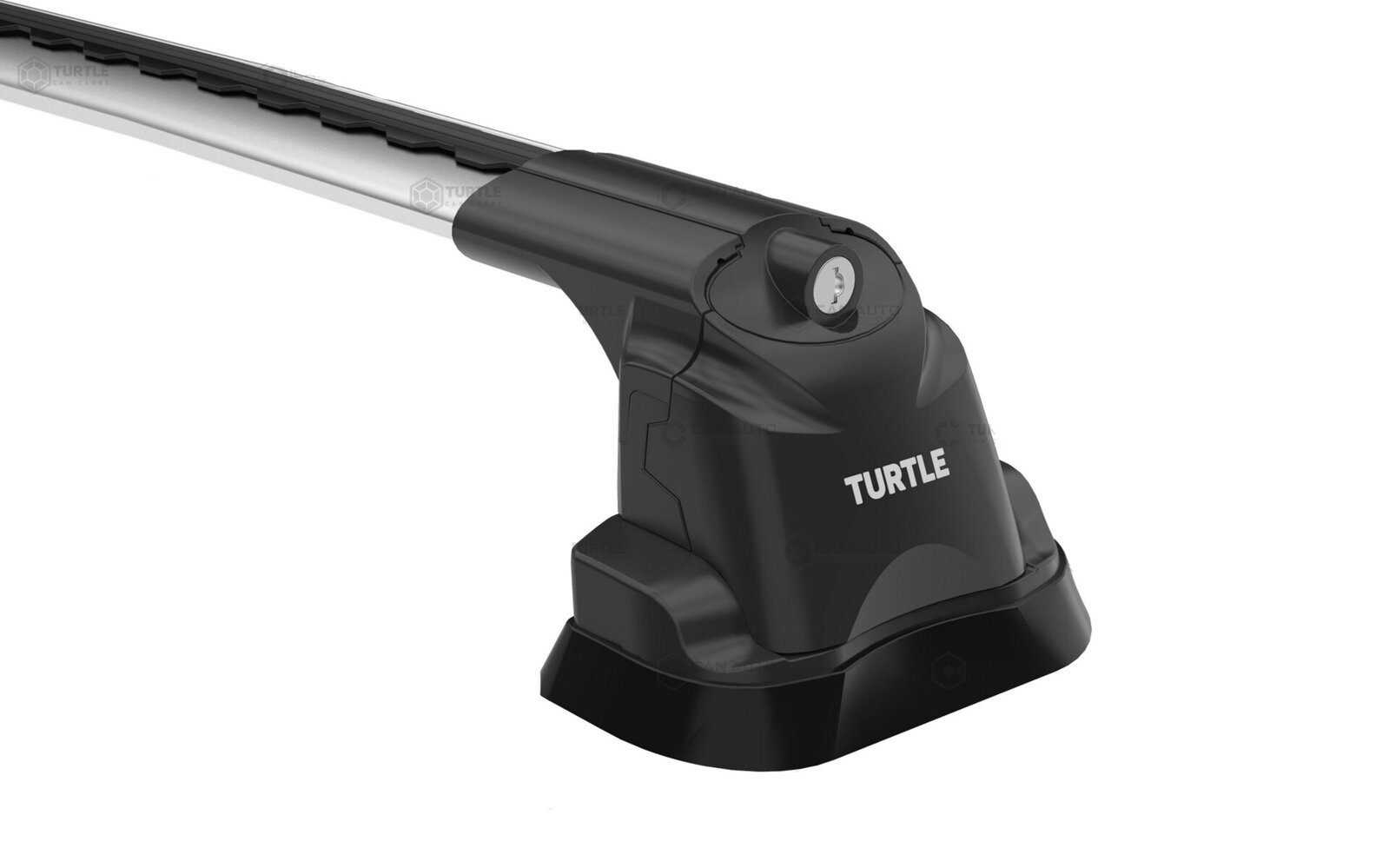 Střešní nosiče příčníky Turtle Dacia Dokker 2013-2021 fixní body, stříbrné tyče