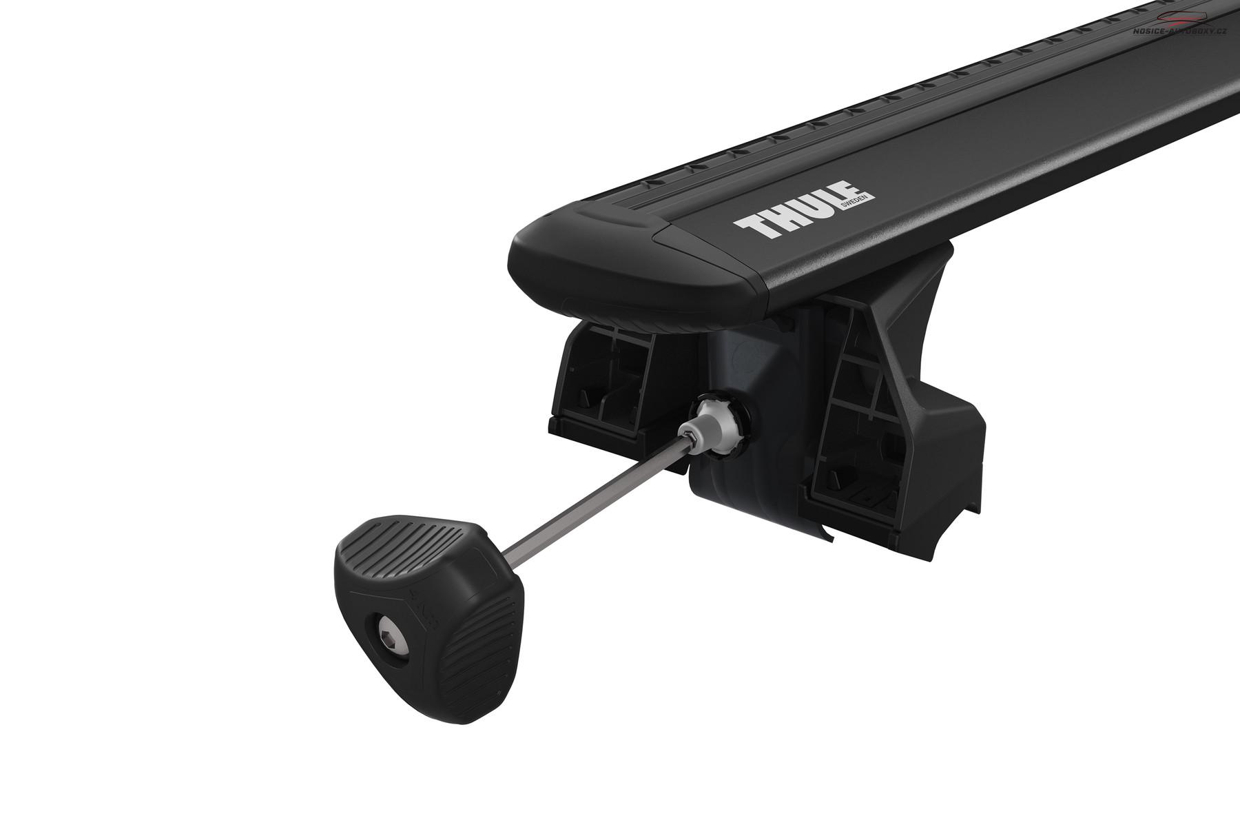 Příčníky Thule BMW X1 U11 2022-2025 integrované podélníky, Evo WingBar černé
