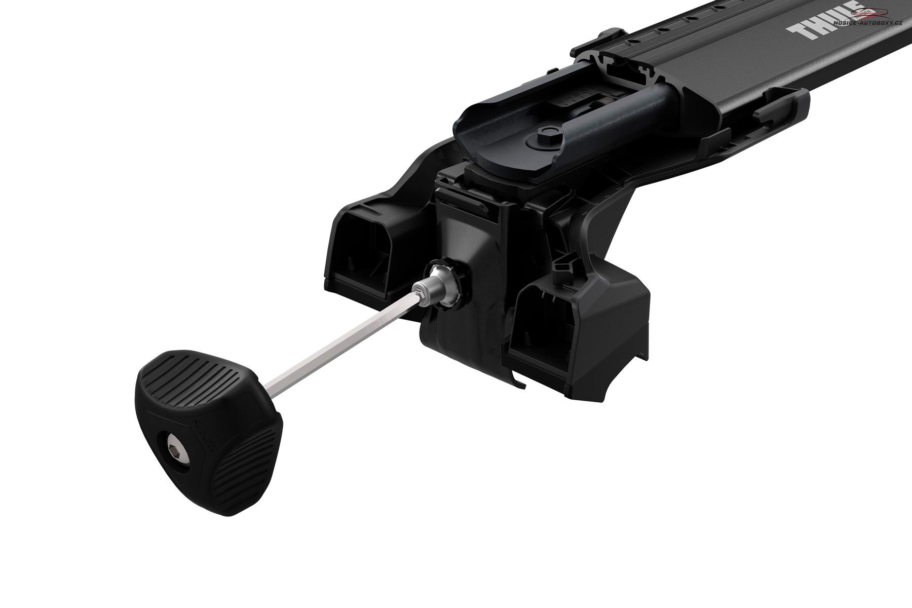 Příčníky Thule BMW iX1 U11 2022-2025 integrované podélníky, Edge WingBar černé
