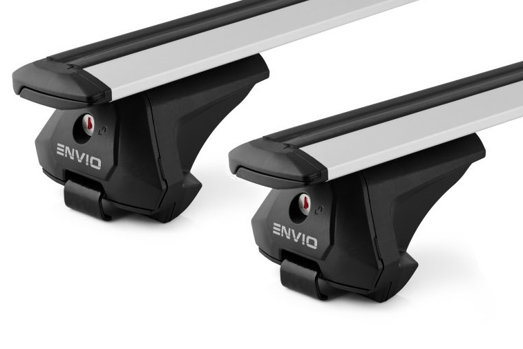 Příčníky Envio Škoda Enyaq 2021-2025 integrované podélníky, WindBar silver