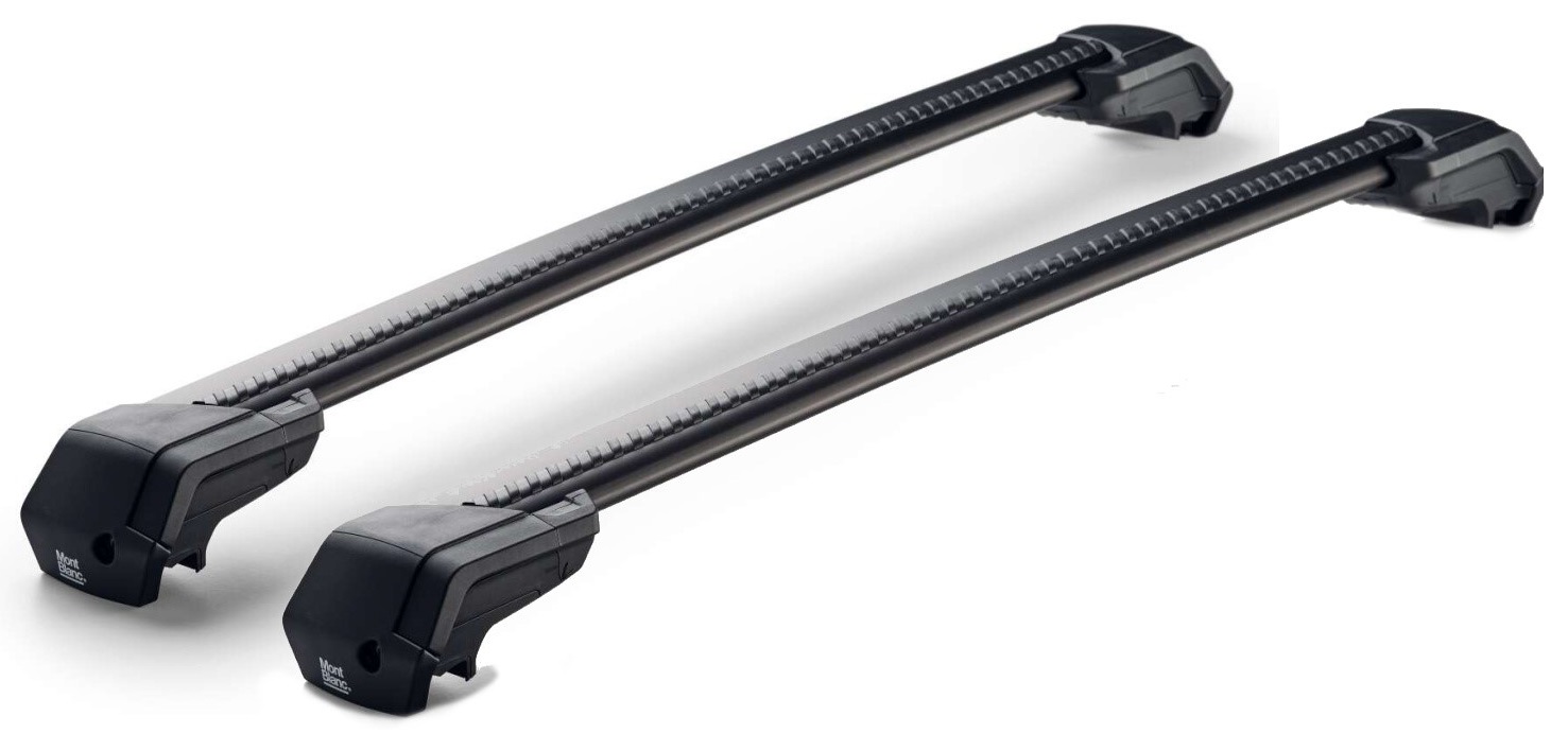 Příčníky Mont Blanc Volkswagen Tayron 2025-2027 integrované podélníky, Xplore black