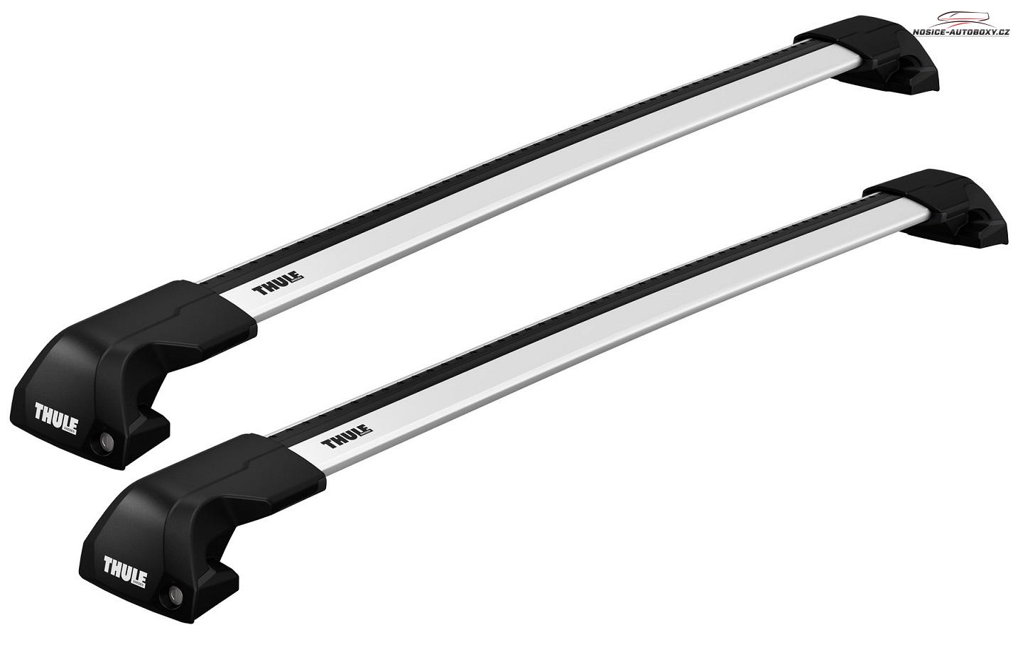 Příčníky Thule Mercedes Benz E kombi S214 2024-2025 integrované podélníky, WingBar Edge stříbrné