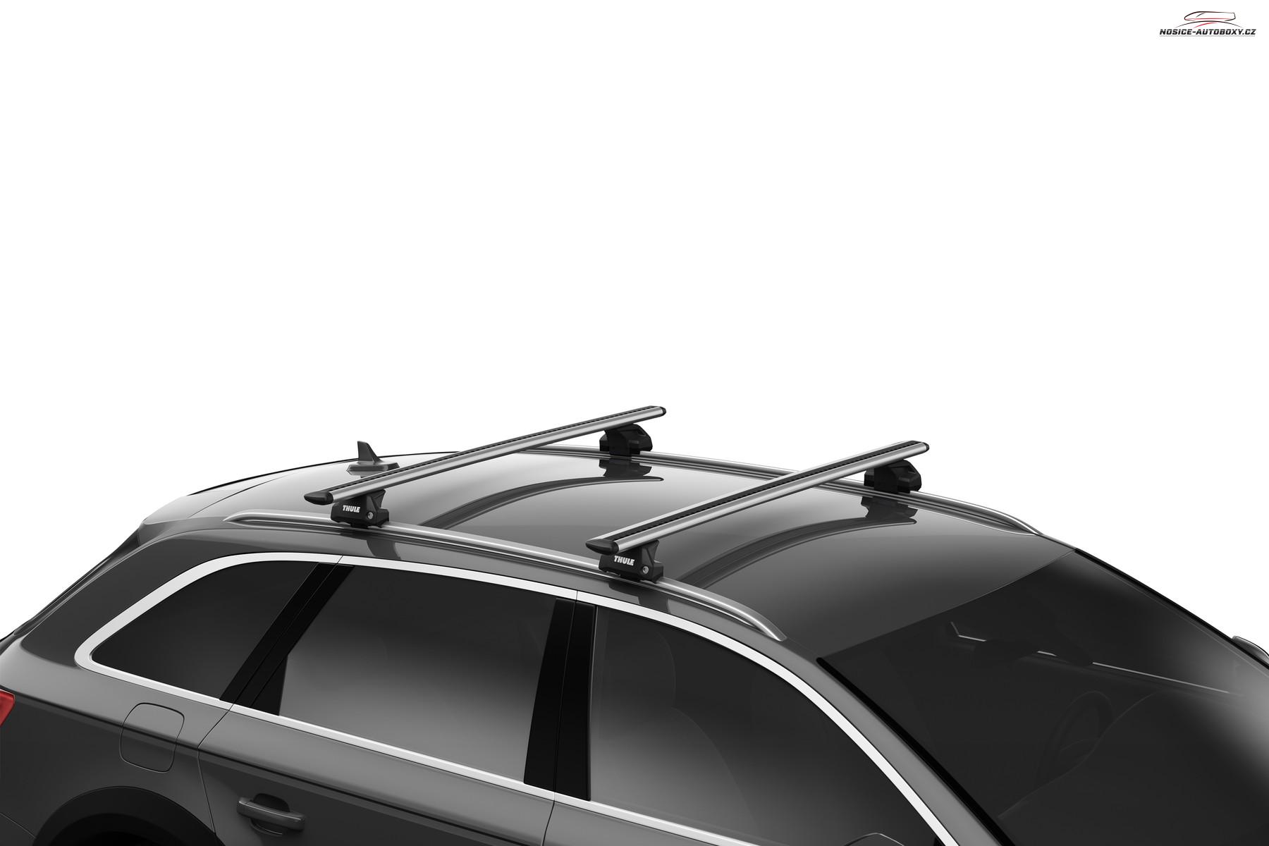 Příčníky Thule Audi Q3 2026-2027 integrované podélníky, WingBar stříbrné