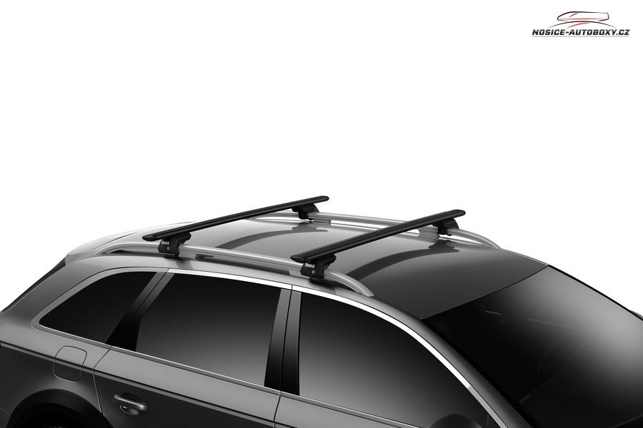 Příčníky Thule Volkswagen Tiguan Allspace 2017-2023 s podélníky, wingbar black