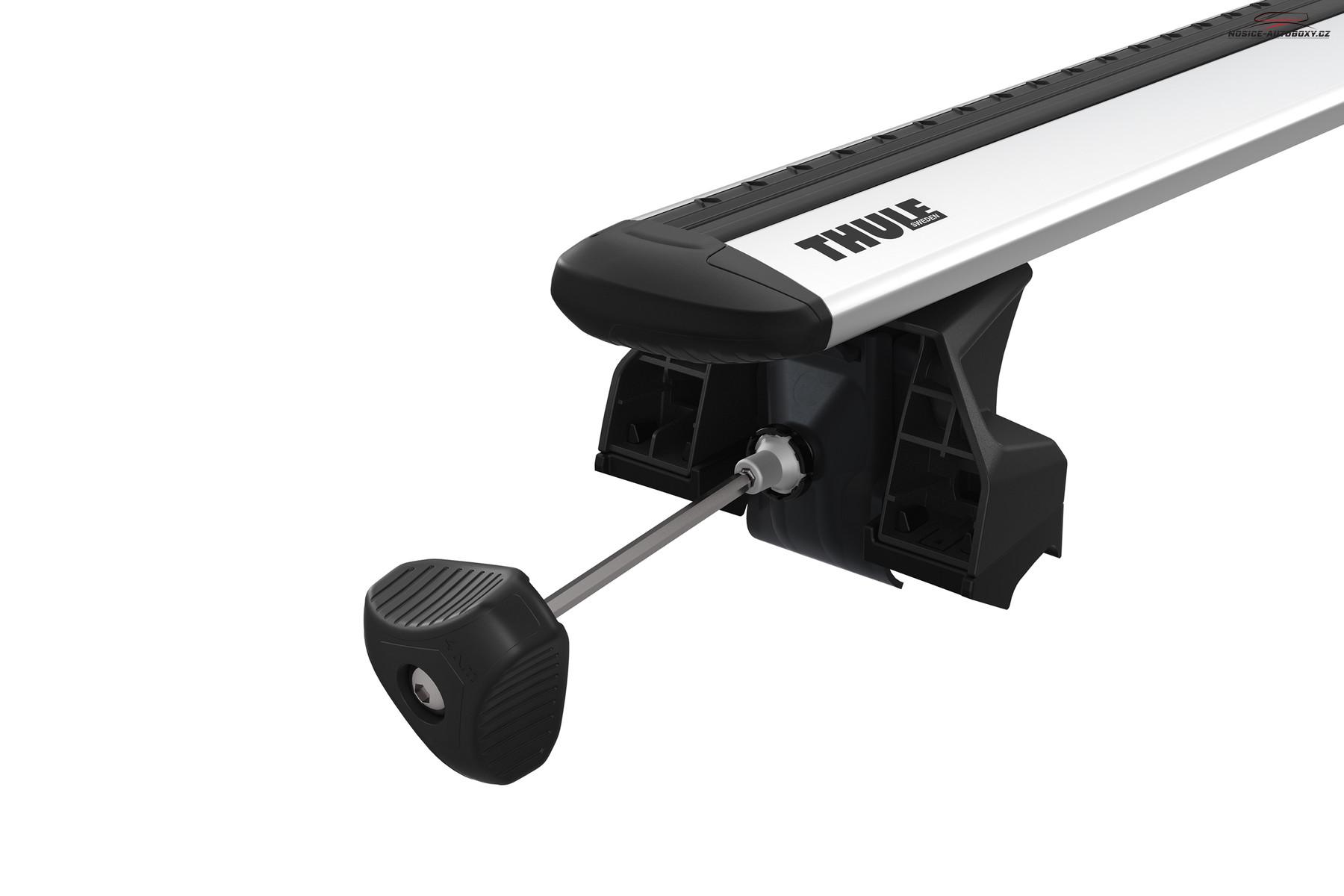Příčníky Thule Volkswagen Caddy 2021-2025 fixní body, Wingbar Evo stříbrné