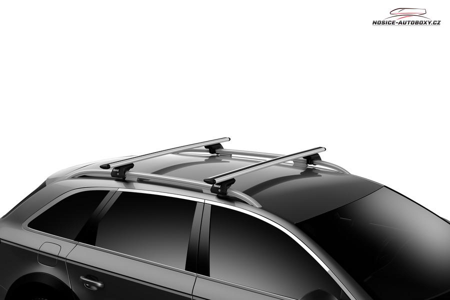 Příčníky Thule Subaru Forester 2013-2018 s podélníky, Wingbar Evo silver