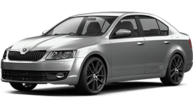Příčníky Hakr Škoda Octavia 3 hatchback 2013-2020 holá střecha, stříbrné tyče