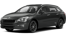 Příčníky Hakr Peugeot 508 kombi 2011-2018 integrované podélníky, alu silver