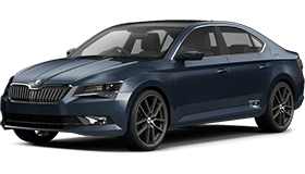 Příčníky Hakr Škoda Superb 3 sedan 2015-2024, alu tyče stříbrné