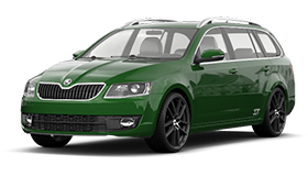 Příčníky Hakr Škoda Octavia 3 combi 2013-2020 s podélníky, stříbrné tyče
