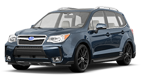 Příčníky Hakr Subaru Forester SJ 2013-2018 s podélníky, alu tyče stříbrné