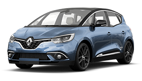 Příčníky Hakr Renault Grand Scenic 2017-2021 integrované podélníky, alu silver