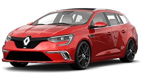Příčníky Hakr Renault Megane kombi 2016-2024 integrované podélníky, alu silver