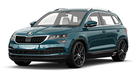 Příčníky Envio Škoda Karoq 2017-2026 s podélníky, WindBar silver