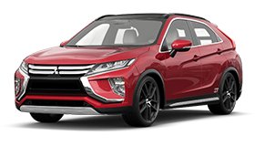 Příčníky Turtle Mitsubishi Eclipse Cross 2018-2025 integrované podélníky, stříbrné tyče