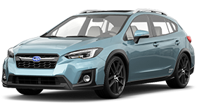 Příčníky Hakr Subaru XV 2017-2023 s podélníky, alu tyče stříbrné