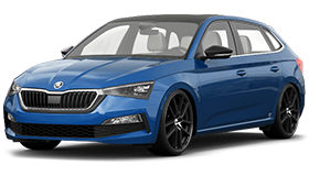 Příčníky Hakr Škoda Scala 2019-2026, alu tyče stříbrné