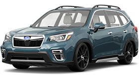 Příčníky Hakr Subaru Forester SK 2019-2024 s podélníky, alu tyče stříbrné