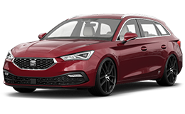 Příčníky Hakr Seat Leon kombi 2020-2026 integrované podélníky, alu silver