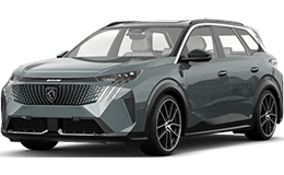 Příčníky Hakr Peugeot 5008 2024-2027 integrované podélníky, alu tyče silver