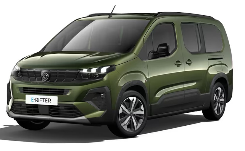 Příčníky Hakr Peugeot Rifter 2023-2027 integrované podélníky, alu silver