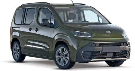 Příčníky Hakr Toyota ProAce City Verso 2020-2026 integrované podélníky, alu silver