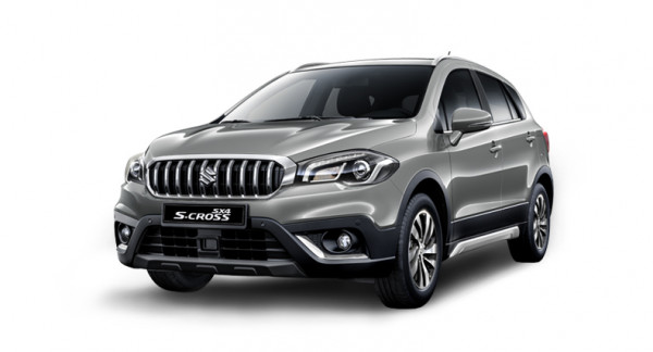 Příčníky Hakr Suzuki SX4 S-Cross 2014-2021 integrované podélníky, alu silver