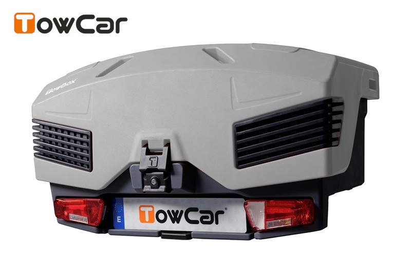 TowCar TowBox EVO šedý, na tažné zařízení