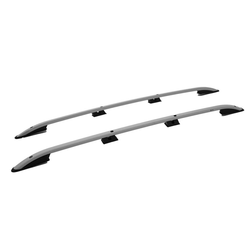 Turtle Crown podélníky na Volkswagen Caddy Maxi 2021-2025 fixní body, stříbrné