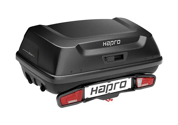 Box na tažné Hapro Boxer M Hexagon black