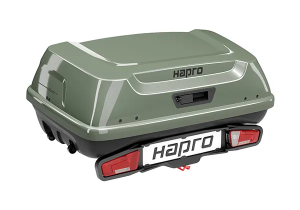 Box na tažné Hapro Boxer M Sage Green