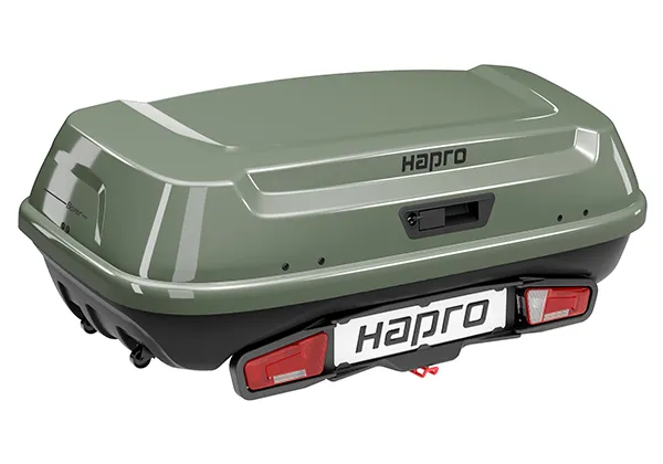 Box na tažné Hapro Boxer L Sage Green