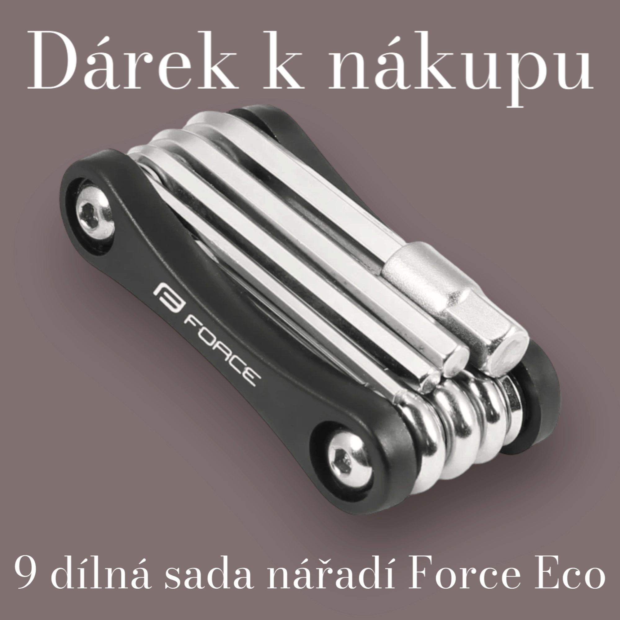 Force Eco 9 dílná sada nářadí 