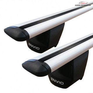 Příčníky Envio Peugeot 508 kombi 2019-2024 integrované podélníky, stříbrné tyče