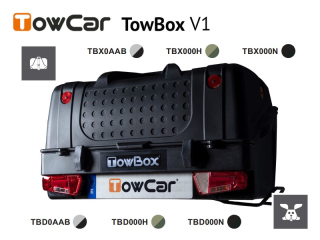 Přepravní box na tažné zařízení Aragon TowBox V1 černý
