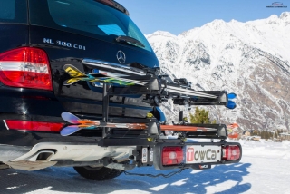 Nosič lyží na tažné zařízení TowCar Aneto